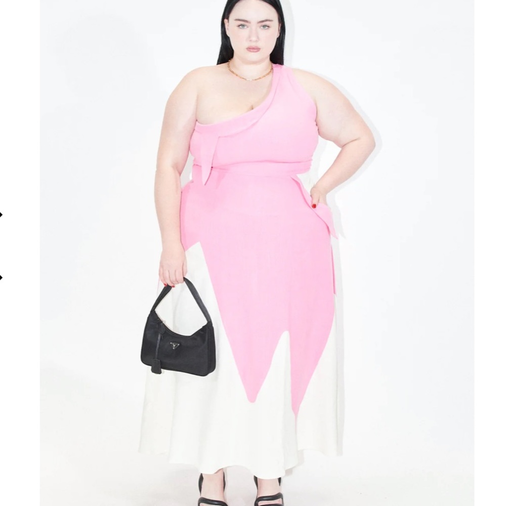 NWT Fashion brand company step sister pink gown size 3xl